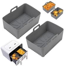 Image of Silicone Liners For Ninja SL400UK Doule Stack 9.5L AF400UK Dual Zone Air Fryer