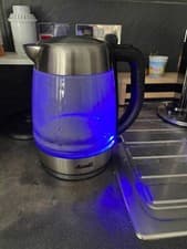 Image of PREMIUM Glass Kettle, 1.7L, 3000W FAST Boiling, Illuminating Blue LED ring