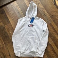 Image of BNWT adidas White Hoodie Pullover Jumper Age 13-14years SKU346