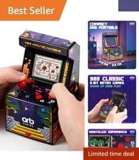 Image of Orb Mini Arcade Machine: 300 Retro 8-Bit Games on 2.5” Full Colour Screen