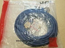Image of NEW SEALED LINDY 10m S-VGA Monitor Cable QUALITY Premium GOLD TRIPLE SHIELDED
