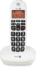 Image of Doro Phoneeasy 100W DECT Cordless Phone with Amplified Sound and Big Buttons, NO