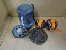 Image of Jetboil Flash Stove Fractile & 2- 100g Fuel Canisters Compact Camping System