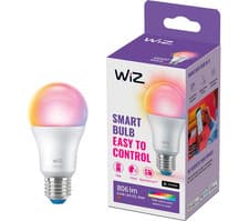 Image of WIZ A60 Full Colour Smart Light Bulb - E27