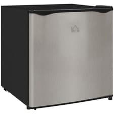 Image of HOMCOM 35L Tabletop Freezer with Adjustable Temperature Wire Shelf Silver