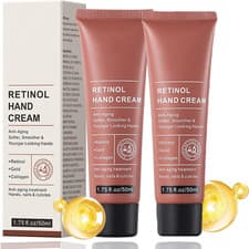 Image of Retinol Anti-Aging Hand Cream - Firming & Moisturising Treatment, Intense Hydrat