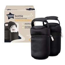 Image of Tommee Tippee Closer To Nature 2X Insulated Bottle Bags Accessory Travel 0m+ NEW
