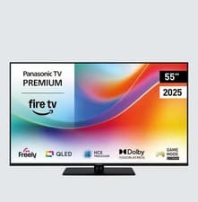 Image of Panasonic 55 inch Smart Fire TV TV-55W85BEY 2025 QLED HDR 4K Ultra HD C Grade
