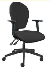 Image of RK4 Energi-24 Posture Computer Chair Ergonomic Office Fabric 4-Lever BUILT