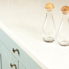 Image of White Sparkle Andromeda Laminate Kitchen Worktops 38mm, Worktop Edging Included