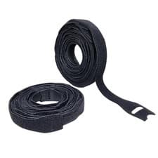 Image of Double Sided Cable Ties Reusable Hook Loop Wrap Straps 200/300mm Choose QTY