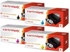 Image of 4 Toner Cartridge Set Compatible with Ricoh 841124  841127 841126 84112