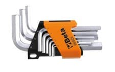 Image of Set of 9 Offset Hexagon Key Wrenches 1.5mm - 10mm - Beta Tools 96/SC9