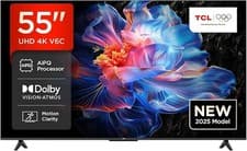 Image of TCL 55V6C-UK 55” Direct LED TV, 4K HDR TV, Smart TV Powered by Google TV (Dolby