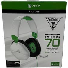 Image of Turtle Beach Recon 70 Ear Force Gaming Headset Xbox One Wired White - NEW