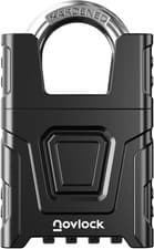 Image of Heavy Duty Outdoor Combination Padlock, with 8mm Cut-Resistant Shrouded Shackle