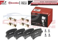 Image of FOR AUDI SEAT SKODA VW BREMBO GENUINE ORIGINAL BRAKE PADS REAR AXLE P85073