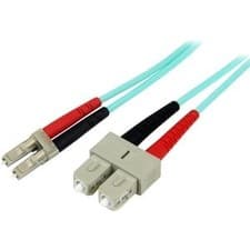 Image of Startech 10M 30Ft Lc/Upc To Lc/Upc Om3 Multimode Fiber Optic Cable Full Duplex 5