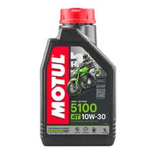 Image of Motul 5100 10W30 4T Ester Based Semi Synthetic Motorcycle Engine Oil 1 Litre