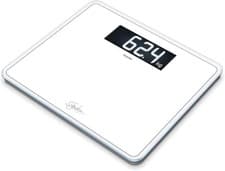 Image of Beurer GS410 Signature Line Glass Bathroom Scale - White | XXL standing area