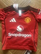 Image of Manchester United 25/26 Home Shirt 3-6 Months BNWT
