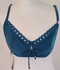Image of Boux Avenue Teal Catarina Balconette Bikini Top various sizes