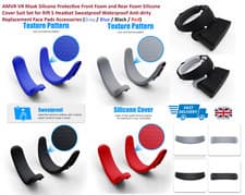Image of VR Front Foam & Rear Foam Silicone Protective Covers Mask for Rift S Headset -UK