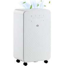 Image of Portable Dehumidifier with Air Purifier 24H Timer 5 Modes 12L/Day Home Laundry