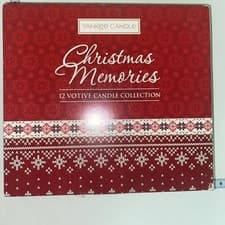 Image of Yankee Candle Moments In Time Christmas 12 Votive Candle Collection HTFFree Post