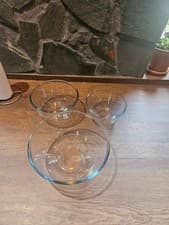Image of Pyrex -3 Pieces,Glass Mixing Bowls /Salad Bowl-0.5L -1L 2L