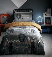 Image of Duvet Cover Set Gaming Quilt Bedding Reversible Kids Bedlinen Glow in the Dark