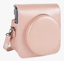 Image of Protective Case for Fujifilm Instax Square SQ6 Camera Premium PU Leather (Blush)