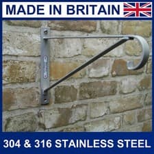 Image of Hanging basket bracket stainless steel 304 and 316 grade hand made