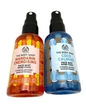 Image of The Body Shop Face Mist Mandarin Energising & Coco Calming Set 60ml Discontinued