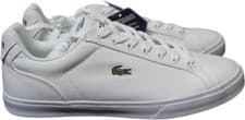 Image of Lacoste Lerond Pro 123 1 Cma White Leather Trainers 745cma005221g Uk 9.5 Eur 44