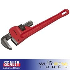 Image of Sealey Pipe Wrench Premier European Pattern 350mm Cast Steel Plumbing