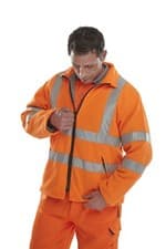 Image of B Seen Carnoustie High Visibility Reflective Fleece Jacket Colour Choice S-5XL