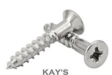 Image of 3mm 3.5mm 4mm 5mm 6mm STAINLESS STEEL WOOD SCREWS POZI COUNTERSUNK POZIDRIVE A2