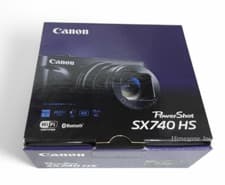 Image of Canon PowerShot SX740 HS Silver Compact Digital Camera Zoom Lens 40x 20.3MP N