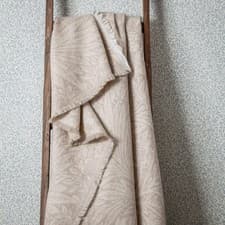 Image of Morris & Co Marigold Jacquard Throw Stone 130cm x 170cm