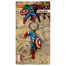 Image of Marvel RK38152C Captain America "Running" Licensed Keychain-Keyring