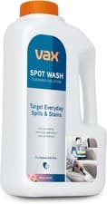 Image of Vax Spot Washer Cleaning Solution For Rugs, Upholstery & Carpets SpotWash 1L New