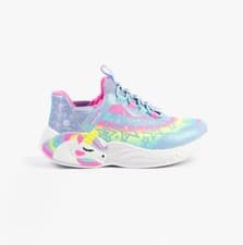 Image of Skechers UNICORN DREAMS - STARRY LITE Girls Casual Bungee Stretch Laces