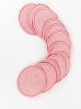 Image of Reusable Bamboo Cotton Washable Make Up Remover Pads Waste Vegan Organic Black