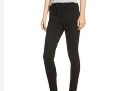 Image of NWT - AG Adriano Goldschmied THE MIDDI Mid Rise Legging Jeans Black Sz 29R