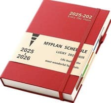 Image of Academic Diary 2025 2026 A5 Page a Day,13 Months Productivity Daily Planner
