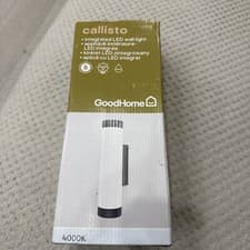 Image of GoodHome Matt Dark grey Mains-powered Integrated LED Outdoor Wall light