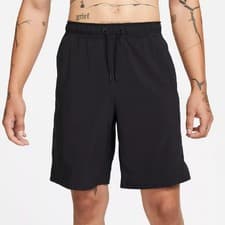 Image of Nike Mens Shorts Dri-FIT Unlimited Black 7 Unlined Woven Fitness Running Gym Run