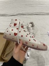 Image of Love Moschino heart high top trainers