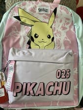 Image of Pikachu Pokemon Licensed Back To School backpack